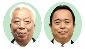 琴寄氏先行、追う松本氏　