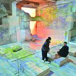 大谷石の岩肌に幻想的なアート作品　2026年１月オープンの「大谷グラン…