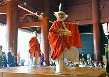 日光山輪王寺で延年舞