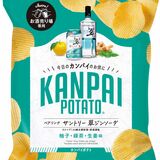 “翠ジンソーダ専用”ポテトチップス20日発売　小山の国分関信越