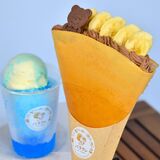 パリパリ食感追求 バナナチョコホイップ バタクレ~クレープの休日~(宇都宮)