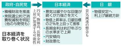 【各党の経済政策】消費減税一色、市場は警告