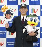 石垣（健大高崎高）「球速見て」