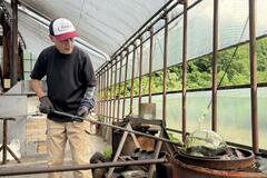 全国唯一の漁業用ガラス浮き玉製造所