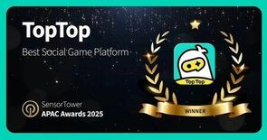 TopTop、「Sensor Tower APAC Awards 20…