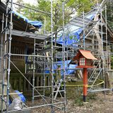 倒木被害の本殿修繕へ　小山・高椅神社が４月からCF実施　目標500万円、掛け軸など返礼