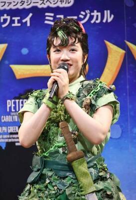 　制作発表に登場した山崎玲奈＝東京都江東区