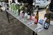 蔵元のブースに並ぶ日本酒