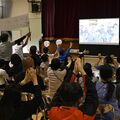 ペンギンの鳴き声、氷の割れる音…宇都宮・県盲学校で初の「南極教室」　昭和基地とライブ中継で交流
