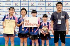卓桜会が２年連続３位　男子は決勝Ｔ２回戦で涙　ロート製薬杯