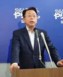 公明幹事長、連立拡大に慎重姿勢