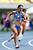 　女子４００メートル準決勝　決勝進出を決めた青木アリエ＝カンセキスタジアムとちぎ