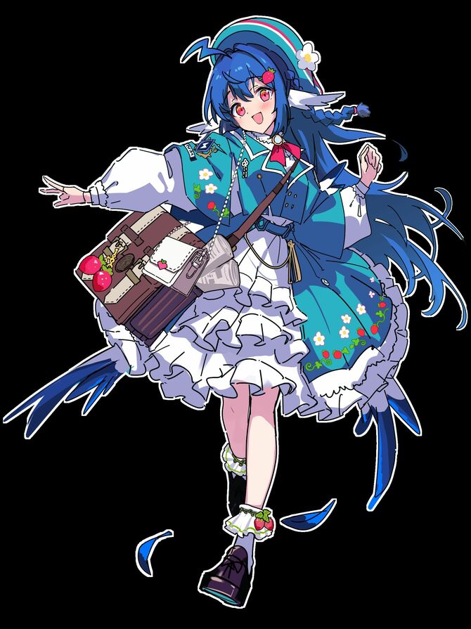 下野新聞社公認Vチューバーのキャラクターデザイン案　担当イラストレーター西ノ田氏（X＝旧Ｔｗｉｔｔｅｒ＝：@nishinoda）