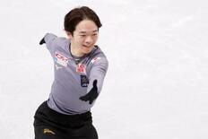 鍵山優真、男子ＳＰへ万全