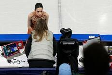 女子ＳＰで演技仕切り直す