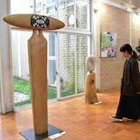 彫刻やシャッターアート、風土も映した招聘作家の作品を披露　公開制作で刺…