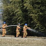 栃木県内乾燥　14件火災相次ぐ　倉庫や小屋、下草など燃える