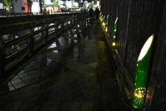 巴波川彩る竹飾り