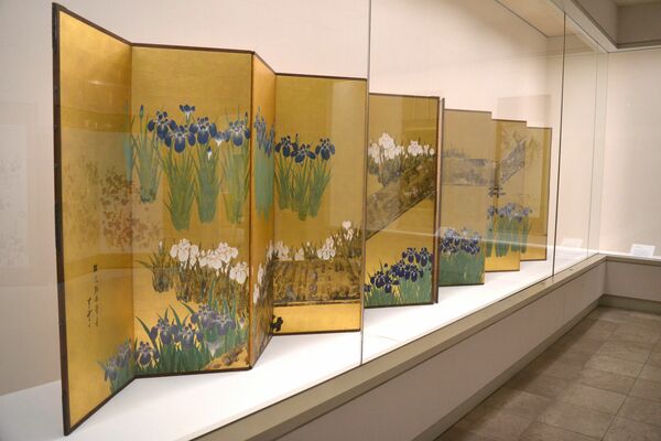 田崎草雲のびょうぶ
