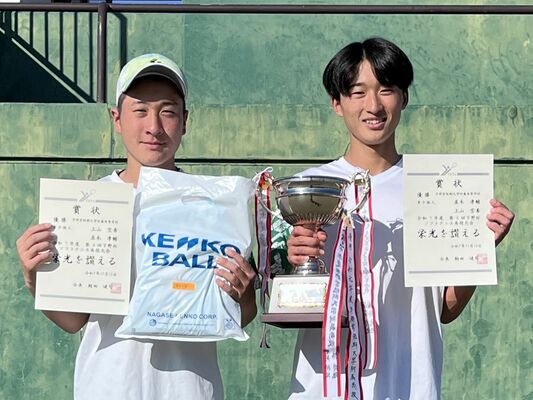 男子個人優勝の並木・上山組