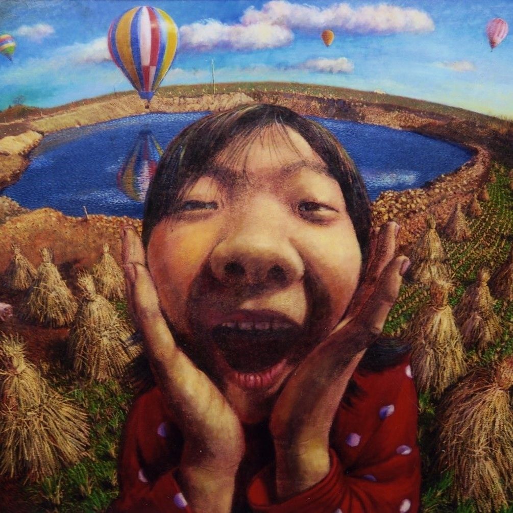 【真作】絵画　田中志郎　油彩SM　初秋　山と川の風景画　柔らかな自然美　X105 真作】絵画 田中志郎 油彩SM 初秋 山と川の風景画 柔らかな