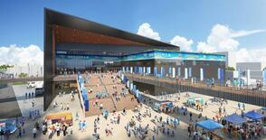 ２８０億円でアリーナ整備へ