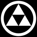 丸に三つ鱗 （まるにみっつうろこ）〈文様紋　鱗〉