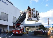 ホテル火災に備えて那須で訓練　消火、避難の手順を確認