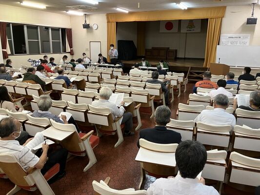 取り組み方針を協議した反省検討会