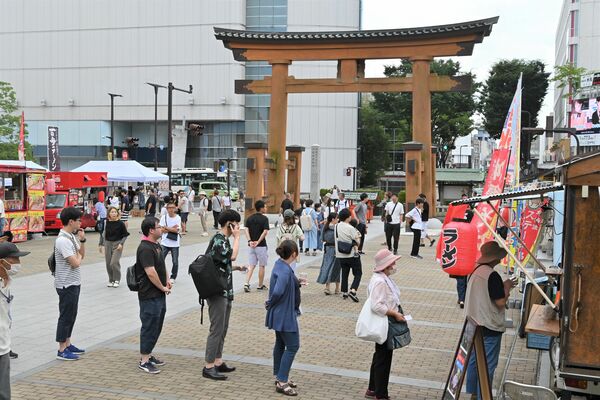 にぎわう「宇都宮ラーメン祭」