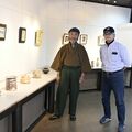 美濃焼の茶碗、油絵...陶芸と絵画の作品展　小山のギャラリーで14日まで　「和やかな雰囲気楽しんで」