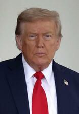 トランプ米大統領が抗議デモやゆ