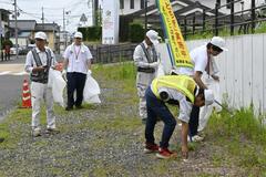 山あげ祭を前に 「クリーン作戦」
