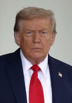 トランプ米大統領が抗議デモやゆ