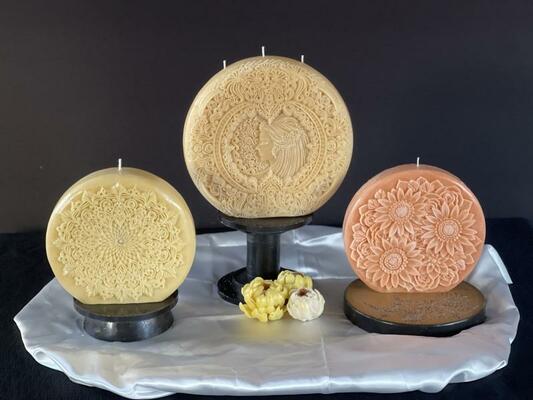 カービング部門１位の作品「カメオ」