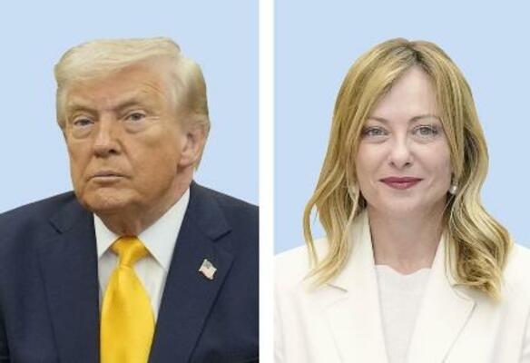 トランプ米大統領、イタリアのメローニ首相