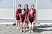 女子かじ付き４人スカル優勝の佐野東