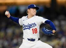 山本六回途中無失点、大谷は１番