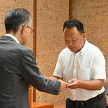 災害発生時に技術的な支援や助言　県が専門家とアドバイザーに認定書授与