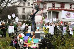 ５万人超、集会で男女平等を訴え