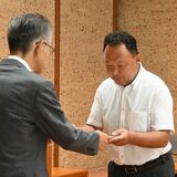 災害発生時に技術的な支援や助言　県が専門家とアドバイザーに認定書授与