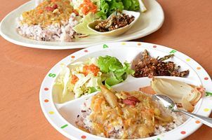 ランチ会で提供した薬膳和風カレー
