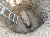 名古屋市で不発弾発見