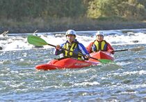 馬頭高生がカヌー訓練