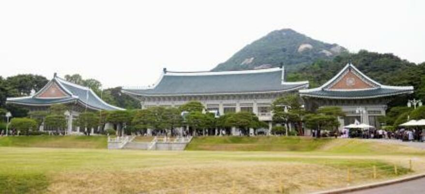 　韓国の青瓦台＝２０２２年６月、ソウル（共同）