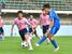 今大会３試合で３得点と好調な国学栃木のＦＷ辻（右）＝準決勝の佐野日大戦から
