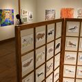 「おとなりから」絵画など120点　那珂川・群馬の福祉事業所で活動する作家の展覧会