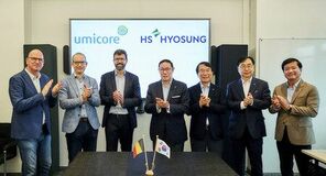 HS Hyosung、Umicoreと次世代負極材事業に関する合弁契約を締結