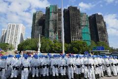 香港火災、約１５０人安否不明