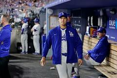 大リーグ、大谷が先発外れる